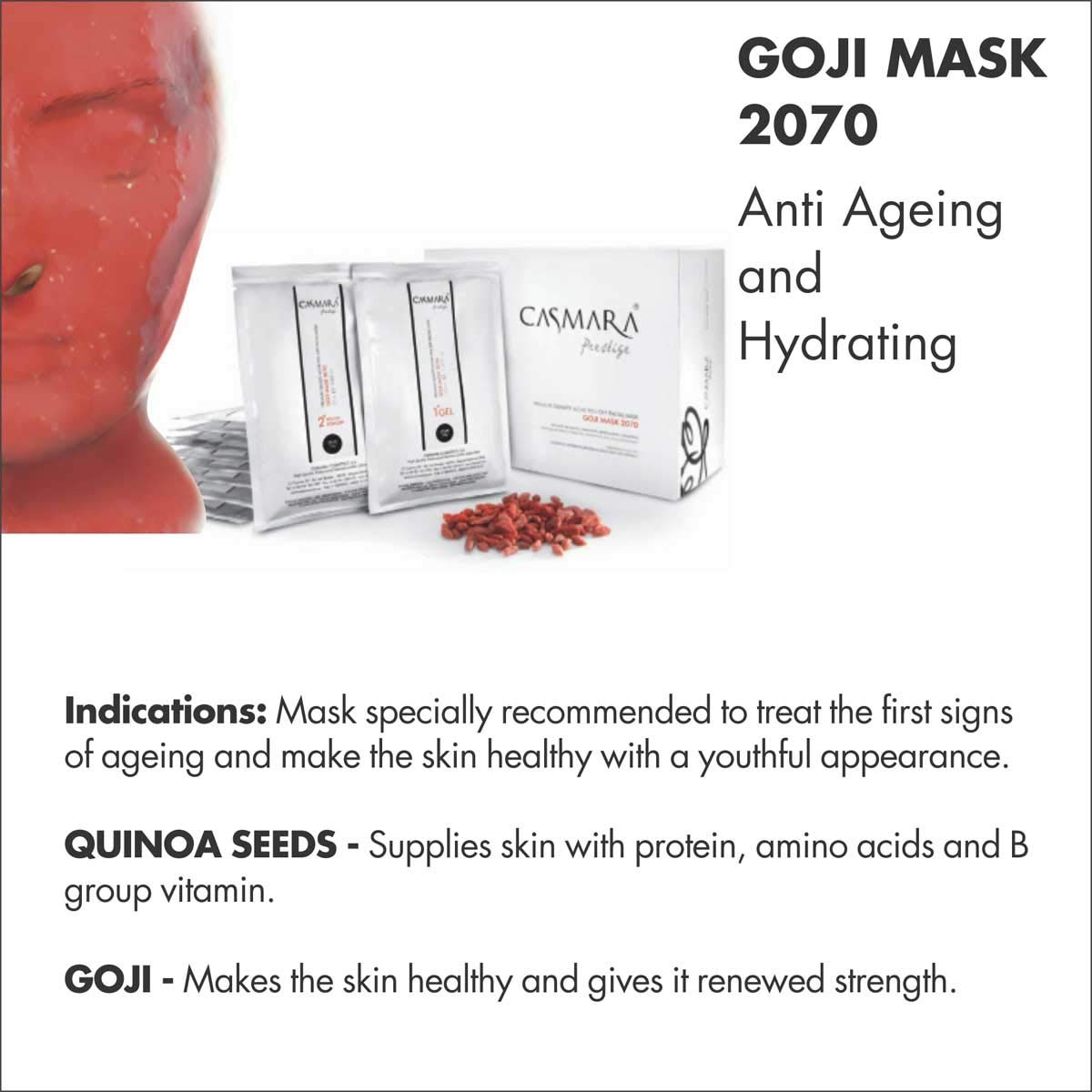 Amazon.co.jp: AGLEX(アグレックス) CASMARA GOJI(ゴジ)マスク Amazon.co.jp: AGLEX(アグレックス) CASMARA GOJI(ゴジ)マスク
